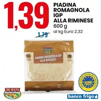 TRE MULINI PIADINA ROMAGNOLA IGP ALLA RIMINESE 600 g
