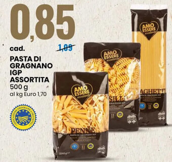 Eurospin PASTA DI GRAGNANO IGP ASSORTITA 500 g offerta