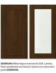 Edserum Effetto Legno Marrone
