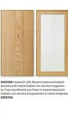 IKEA Ekestad Rovere offerta