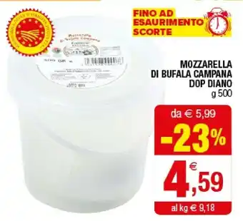 Iperal Diano Mozzarella Di Bufala Campana Dop offerta