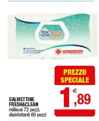 Iperal Fresh & Clean Salviettine offerta
