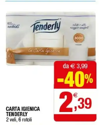 Iperal Tenderly Carta Igienica offerta