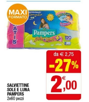 Iperal Pampers Salviettine Sole E Luna offerta