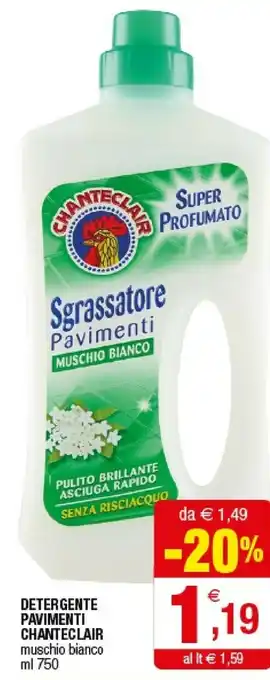Iperal Chanteclair Detergente Pavimenti offerta