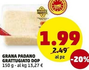 PENNY Grana Padano Grattugiato Dop offerta