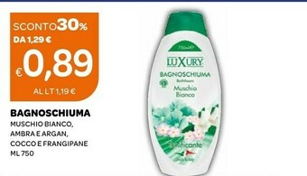 Luxury Bagnoschiuma Muschio Bianco