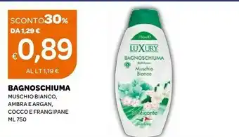 Ekom Luxury Bagnoschiuma Muschio Bianco offerta