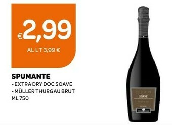 Ekom Villa Degli Olmi Spumante Extra Dry Doc Soave offerta