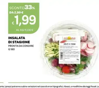 Ekom Insalata Di Stagione offerta