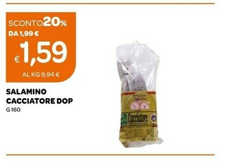 Ekom Salamino Cacciatore Dop offerta