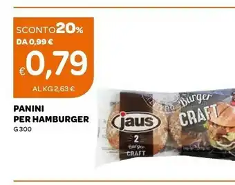 Ekom Panini Per Hamburger offerta
