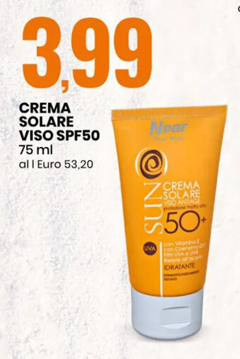 CREMA SOLARE VISO SPF50 75 ml