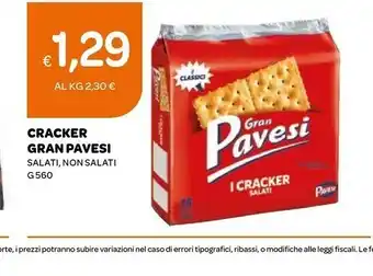 Ekom Pavesi Gran Pavesi Crackers offerta