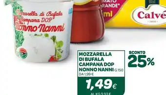 Ekom Nonno Nanni Mozzarella Di Bufala Campana Dop offerta