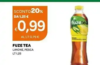 Ekom Fuze tea Pesca Con Una Nota Di Rosa 1250 G(ml) offerta