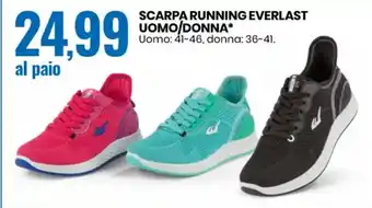 SCARPA RUNNING EVERLAST UOMO/DONNA