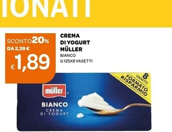 Muller Crema Di Yogurt Multi Pack 1000 G(ml)