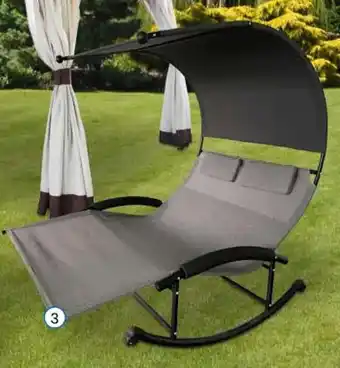 Eurospin DONDOLO LETTO A 2 PIAZZE CON TETTO PARASOLE offerta