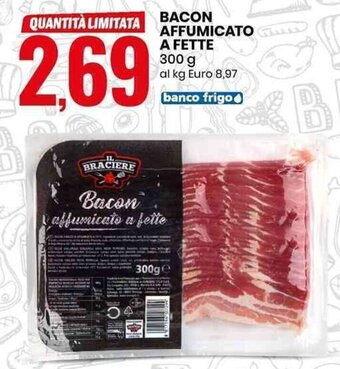Eurospin Bacon affumicato a fette 300 g offerta