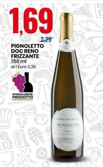 PIGNOLETTO DOC RENO FRIZZANTE 750 ml