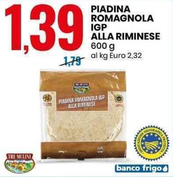 PIADINA ROMAGNOLA IGP ALLA RIMINESE 600 g