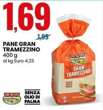 Eurospin PANE GRAN TRAMEZZINO 400 g offerta