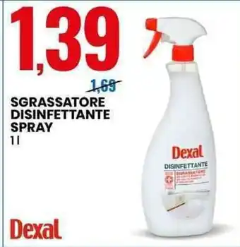 SGRASSATORE DISINFETTANTE SPRAY 1l