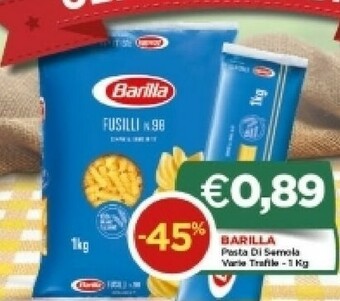 Crai Barilla Pasta offerta