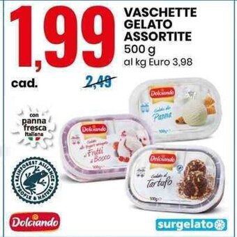 VASCHETTE GELATO ASSORTITE 500 g