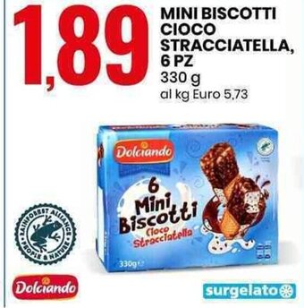 MINI BISCOTTI CIOCO STRACCIATELLA, 6 PZ 330 g