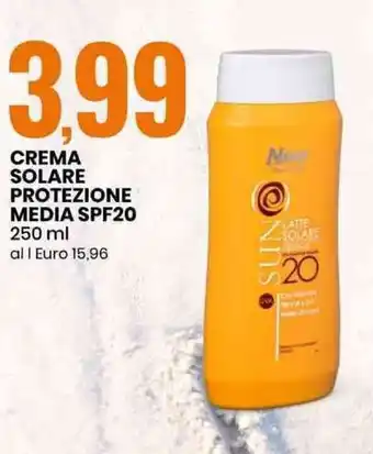 CREMA SOLARE PROTEZIONE MEDIA SPF20 250 ml