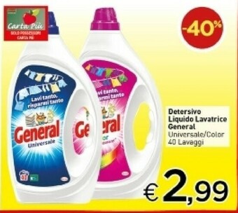 Crai General Detersivo lavatrice offerta