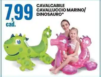Eurospin CAVALCABILE CAVALLUCCIO MARINO/ DINOSAURO* offerta