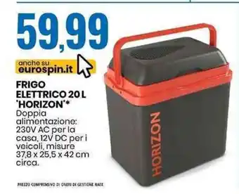 Eurospin FRIGO ELETTRICO 20 L 'HORIZON'* offerta