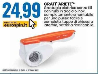 Eurospin GRATI' 'ARIETE** offerta