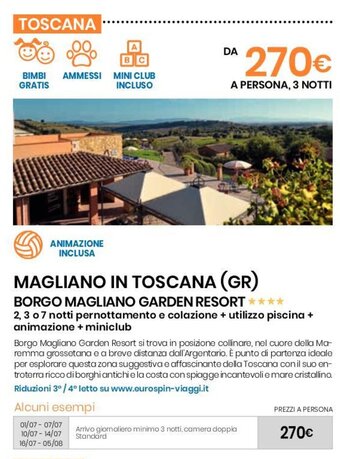 Eurospin TOSCANA offerta
