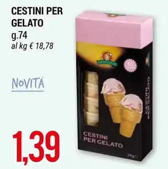 Hardis CESTINI PER GELATO g.74 offerta