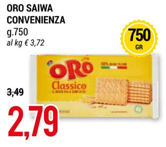 Hardis ORO SAIWA CONVENIENZA g.750 offerta