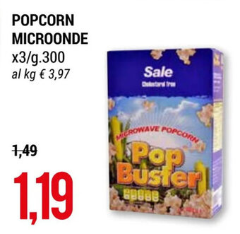 Hardis POPCORN MICROONDE x3/g.300 offerta