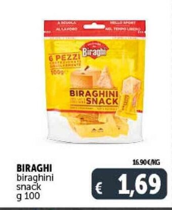 Deco Supermercati BIRAGHI biraghini snack g 100 offerta