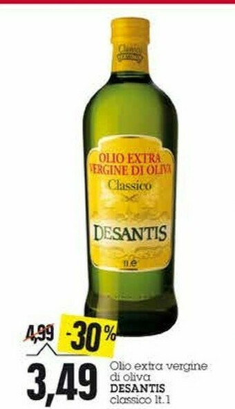 Emi Supermercati Desantis Olio Extra Vergine Di Oliva offerta
