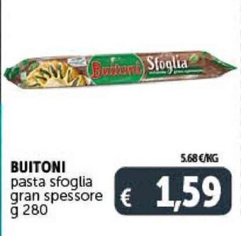 BUITONI pasta sfoglia gran spessore g 280