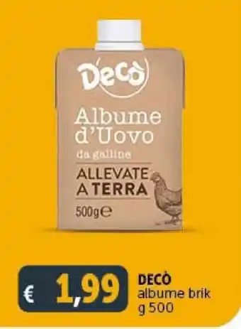 DECO albume brik g 500