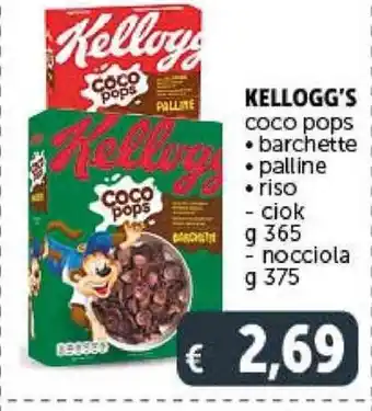 Deco Supermercati KELLOGG'S coco pops g 365 offerta