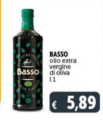 Deco Supermercati BASSO olio extra vergine di oliva L1 offerta
