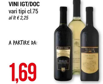 VINI IGT/DOC vari tipi cl.75