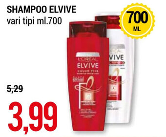 Hardis SHAMPOO ELVIVE vari tipi ml.700 offerta