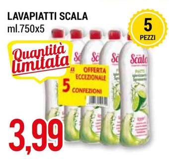 LAVAPIATTI SCALA ml.750x5