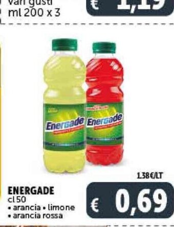 Deco Supermercati ENERGADE cl 50 offerta